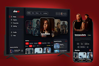 develop live streaming website video streaming website music streaming website