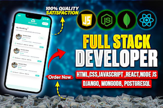 design and develop custom full stack website with modern tech