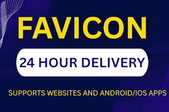 design custom favicon for shopify, website and app in just 24 hr