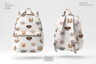 create seamless patterns for textiles, surfaces and more