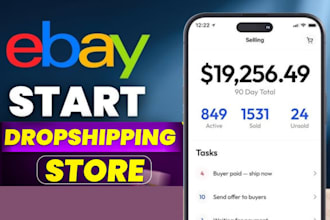 do ebay dropshipping, ebay 2 step dropshipping and ebay VA