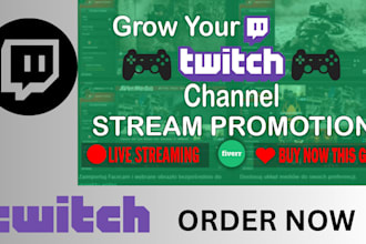 do twitch promotion twitch channel twitch viewer twitch affiliate organic twitch