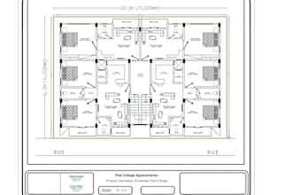 create architectural autocad 2d floor plan, elevation and house drawings