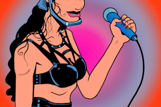 deliver custom high resolution digital illustrations