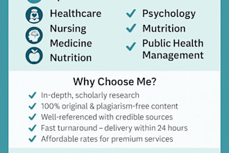 help you with nursing research, medicine,public health management and psychology