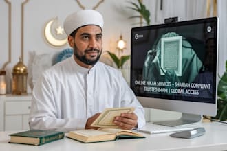 do online nikah services, certified imam, nikah certificate and wali assistance