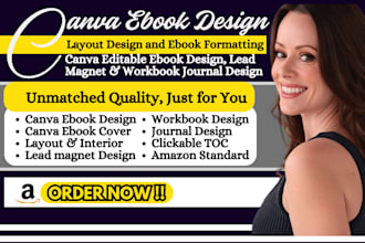 design canva ebook workbook journal checklist booklet lead magnet kdp planner