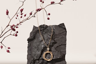 create 3d jewelry model and rendering