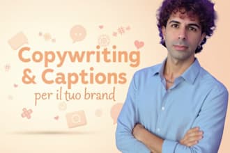 copywriting e caption per social