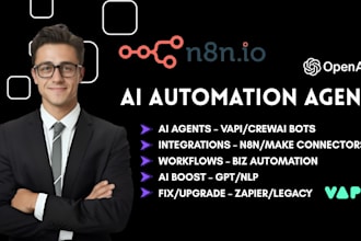 do n8n ai agent n8n workflow n8n automation ms copilot crewai n8n expert vapi ai