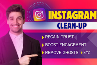 clean up your instagram account by removing ghost and fake followers