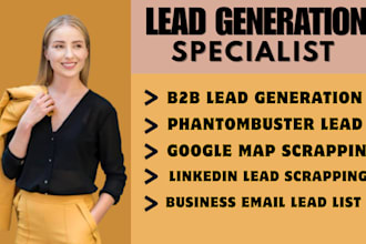 lead scrapping b2b lead generation email list phantombuster scrape google map