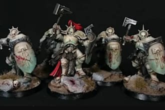 create custom warhammer services, miniature painting, 3d painting