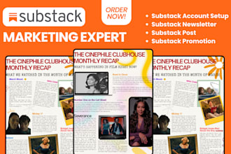 setup substack account substack post and substack editable newsletter template