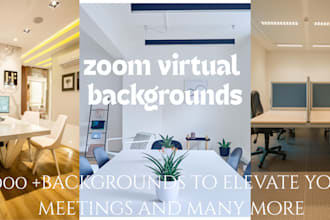 create zoom virtual backgrounds according to your style
