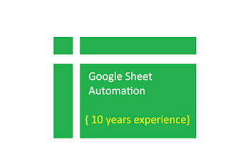 automate your google sheet
