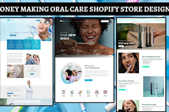 money making oral care shopify store dental tooth brush store oral care website