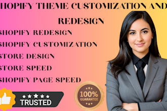 do shopify theme customization custom coding speed optimization seo