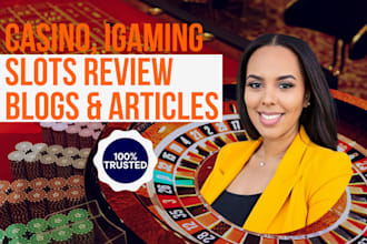 write SEO optimized igaming slot review content