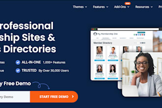 build and customize your brilliant directory website