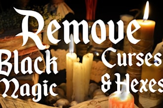 remove all curse,hex,spirits,demons and energetic blockages