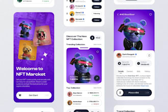 develop nft minting website, nft smart contract, nft landing page