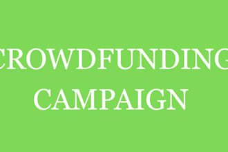 do crowdfunding campaign for you