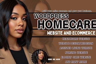 wordpress homecare website elderly, healthcare medical, assisted living website