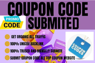 submit coupon to 50 popular deal sites coupon code submissions