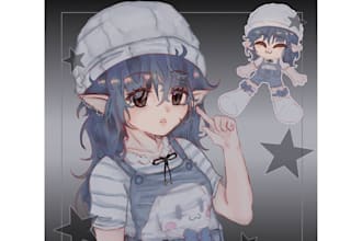 draw minecraft avatar roblox anime avatar, youtube pfp in cartoon or anime style
