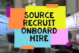 be your recruitment partner sourcing screening and interviewing candidates