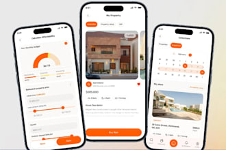 do property listing app, property management app, real estate construction app
