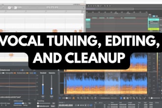 manually tune, edit, and clean up your vocals