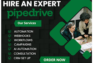 set up pipedrive sales lead management email integration, workflow automation