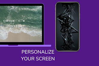 design custom phone, PC wallpapers, phone cover designs
