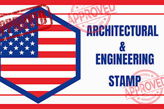 draw and stamp architectural and engineering drawing mep floor plan city permit