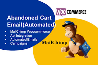 do woocommerce abandoned cart automated emails in mailchimp