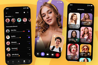develop dating app like tinder,hinge,bumble,tinder clone,live video app,chat app