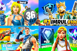 design unity game environment, user map, game ui UX, game background, fortnite