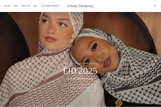 abaya shopify store hijab jilbab kaftan scarf islamic wear dropshipping store