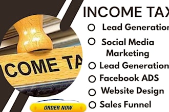income tax leads tax website income tax tax preparation tax leads facebook ads