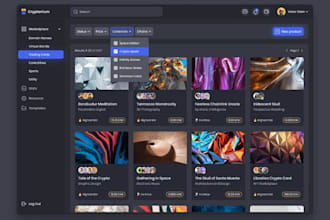 build a professional nft marketplace with mint engine and staking