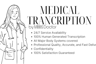 do professional medical transcription as a mbbs doctor