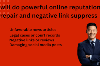 do powerful online reputation repair and negative link suppression  mugshots
