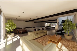 remodel 3d classical luxury villa, cgi interior design, furniture ikea rendering