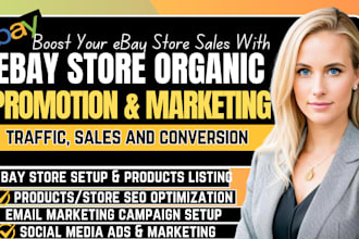 do ebay listing, ebay store organic promotion, ebay traffic, ebay seo