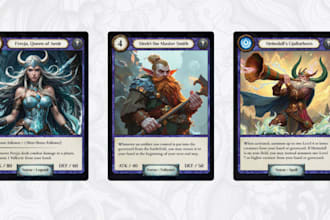 do custom trading card game design tcg card template dnd ttrpg frame board game