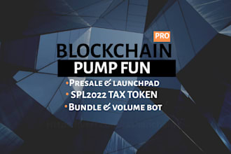 be your blockchain developer for spl tax token 2022, dex, launchpad, dapp