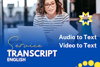 accurately transcribe your audio or video to text