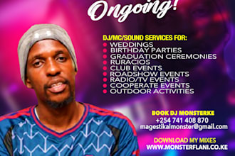 design stunning business, party, church, or birthday flyers